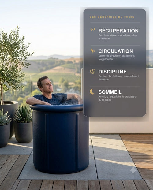 SOMA Cold Plunge — Bain froid gonflable 370L